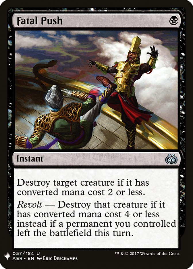 Magic the Gathering Card - Fatal Push - MTG Circle