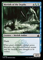 Magic the Gathering Card - Merfolk of the Depths - MTG Circle