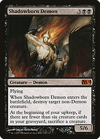Magic the Gathering Card - Shadowborn Demon - MTG Circle