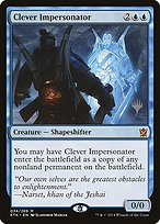 Magic the Gathering Card - Clever Impersonator - MTG Circle