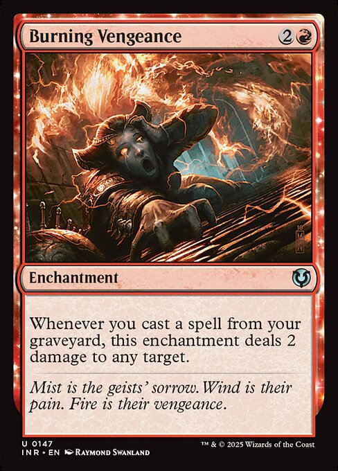 Magic the Gathering Card - Burning Vengeance - MTG Circle