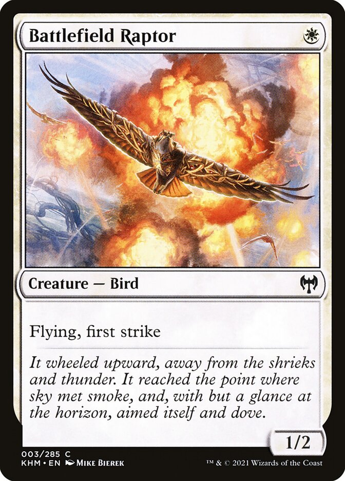 Magic the Gathering Card - Battlefield Raptor - MTG Circle