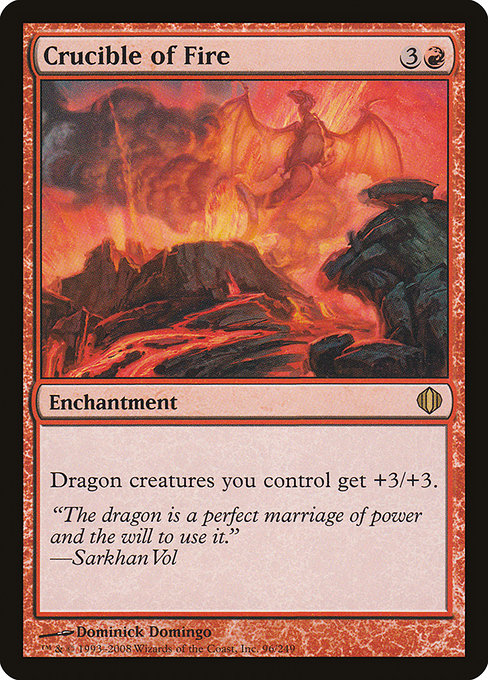 Magic the Gathering Card - Crucible of Fire - MTG Circle
