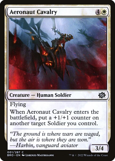 Magic the Gathering Card - Aeronaut Cavalry - MTG Circle