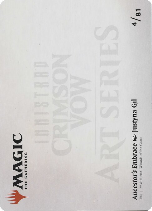 Magic the Gathering Card - Ancestor's Embrace - MTG Circle