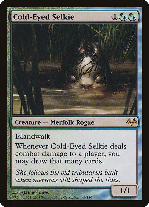 Magic the Gathering Card - Cold-Eyed Selkie - MTG Circle