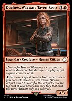 Magic the Gathering Card - Duchess, Wayward Tavernkeep - MTG Circle