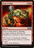 Magic the Gathering Card - Turn to Slag - MTG Circle