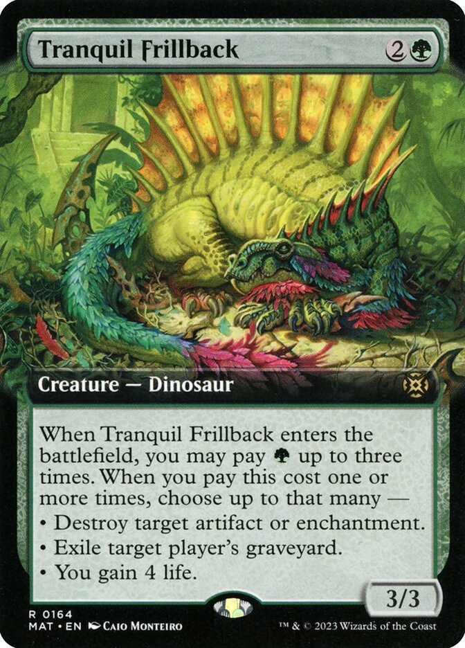 Magic the Gathering Card - Tranquil Frillback - MTG Circle