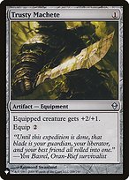 Magic the Gathering Card - Trusty Machete - MTG Circle