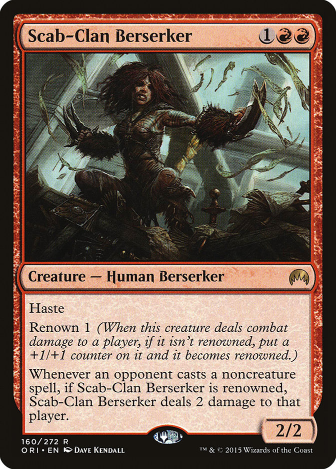 Magic the Gathering Card - Scab-Clan Berserker - MTG Circle