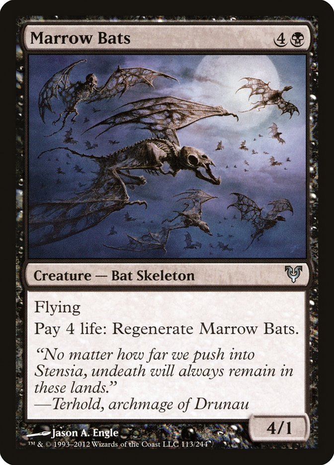 Magic the Gathering Card - Marrow Bats - MTG Circle