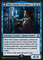 Magic the Gathering Card - Vhal, Scholar of Prophecy - MTG Circle