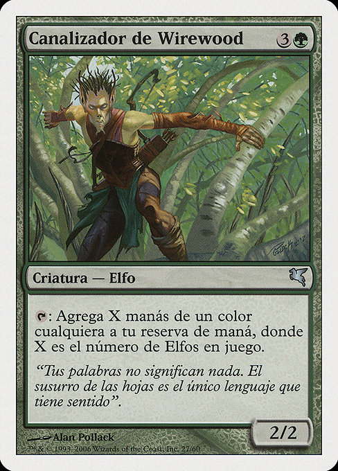 Magic the Gathering Card - Wirewood Channeler - MTG Circle