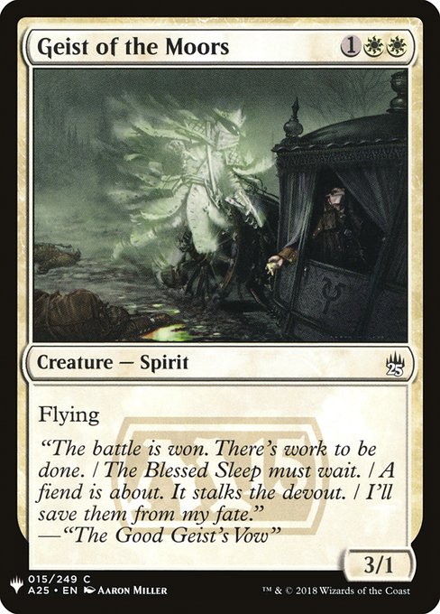 Magic the Gathering Card - Geist of the Moors - MTG Circle