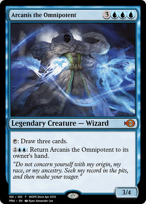 Magic the Gathering Card - Arcanis the Omnipotent - MTG Circle