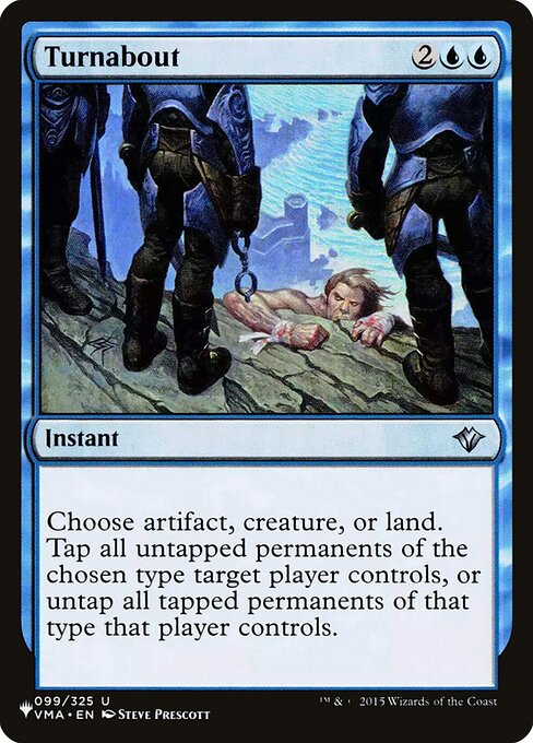 Magic the Gathering Card - Turnabout - MTG Circle