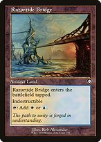 Magic the Gathering Card - Razortide Bridge - MTG Circle