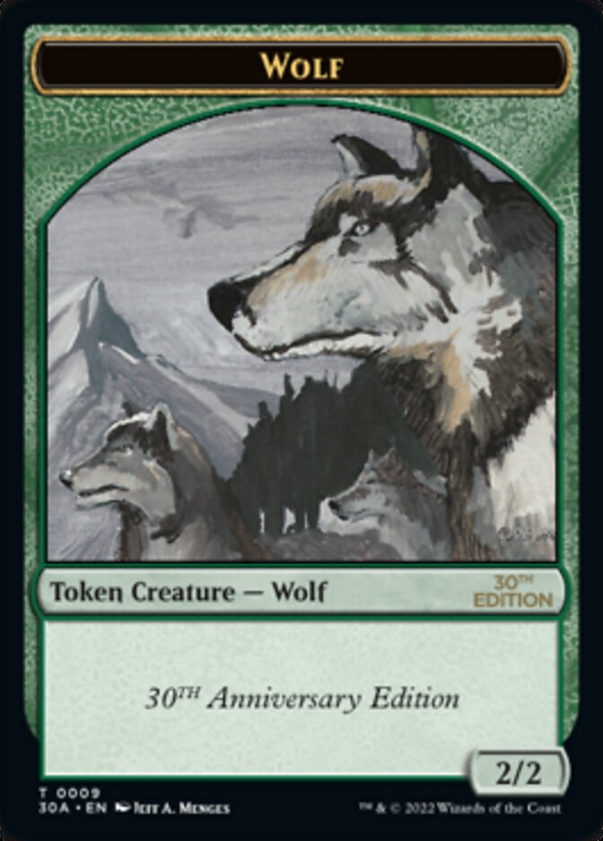 Magic the Gathering Card - Wolf - MTG Circle