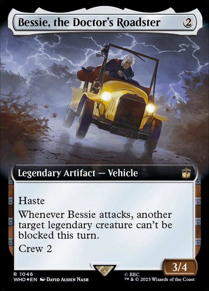 Magic the Gathering Card - Bessie, the Doctor's Roadster - MTG Circle