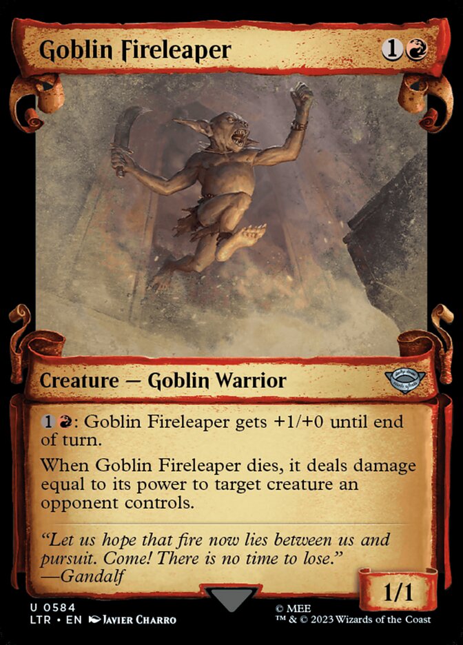 Magic the Gathering Card - Goblin Fireleaper - MTG Circle