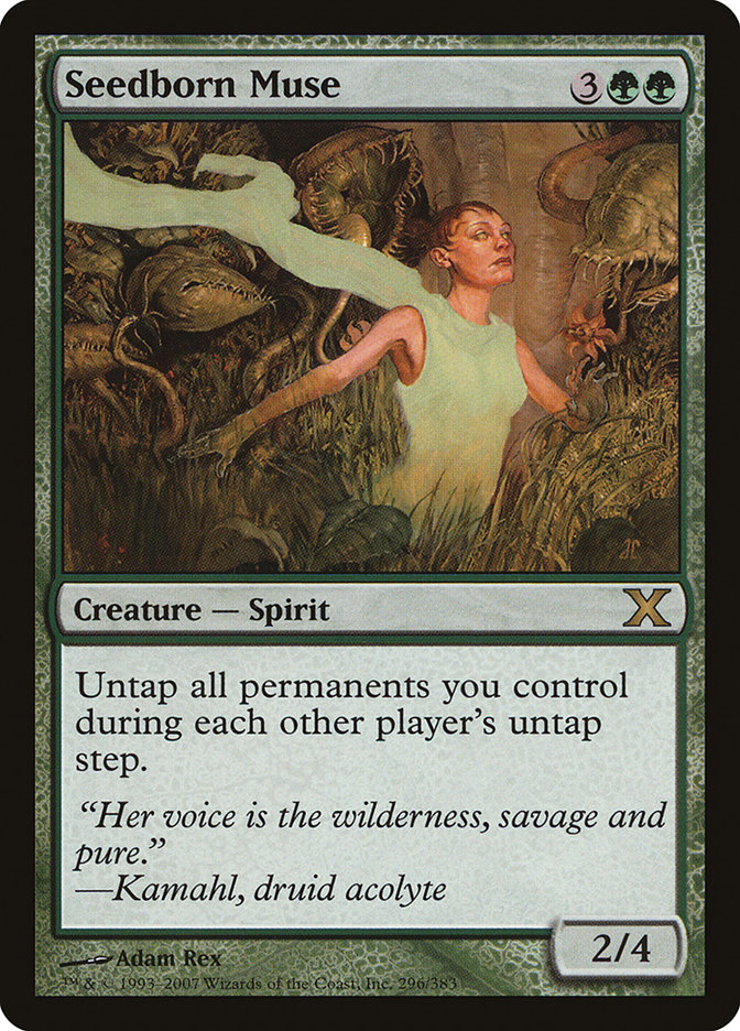 Magic the Gathering Card - Seedborn Muse - MTG Circle