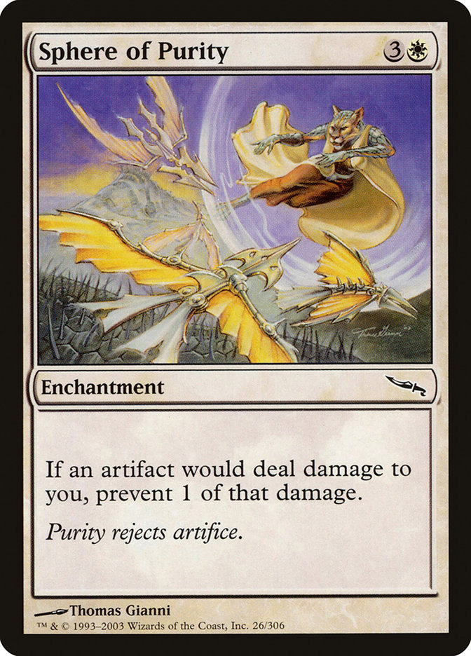 Magic the Gathering Card - Sphere of Purity - MTG Circle