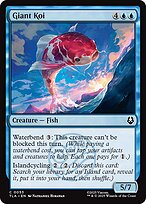 Magic the Gathering Card - Giant Koi - MTG Circle
