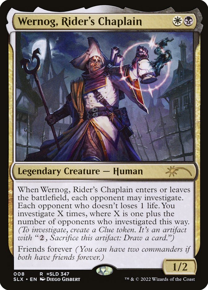 Magic the Gathering Card - Wernog, Rider's Chaplain - MTG Circle