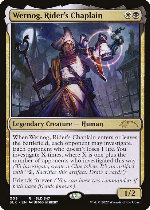 Magic the Gathering Card - Wernog, Rider's Chaplain - MTG Circle