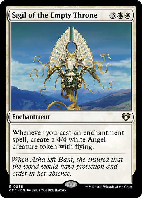 Magic the Gathering Card - Sigil of the Empty Throne - MTG Circle