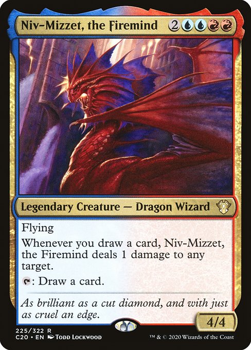 Magic the Gathering Card - Niv-Mizzet, the Firemind - MTG Circle