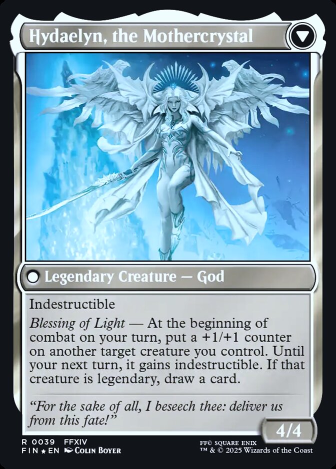 Magic the Gathering Card - Hydaelyn, the Mothercrystal - MTG Circle