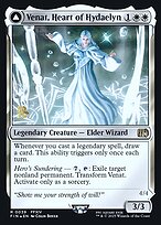 Magic the Gathering Card - Venat, Heart of Hydaelyn // Hydaelyn, the Mothercrystal - MTG Circle