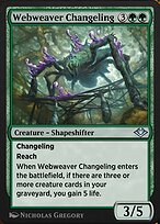Magic the Gathering Card - Webweaver Changeling - MTG Circle