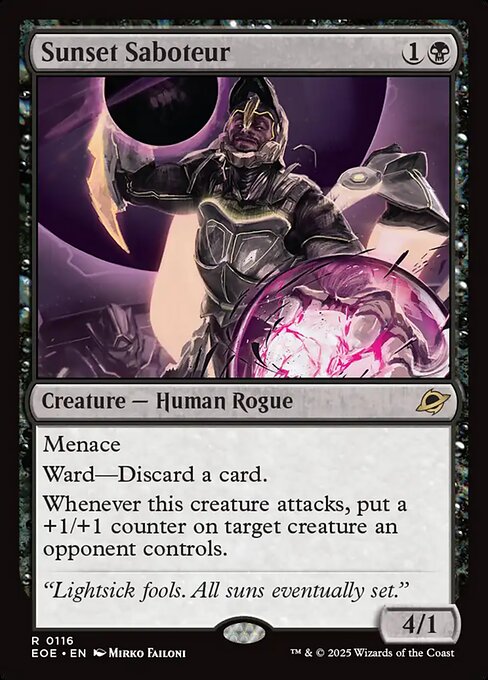 Magic the Gathering Card - Sunset Saboteur - MTG Circle