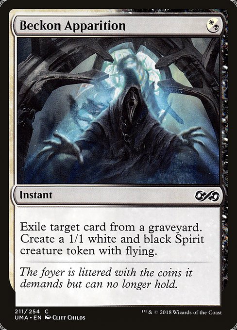 Magic the Gathering Card - Beckon Apparition - MTG Circle