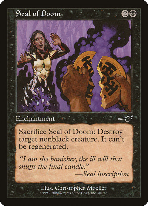 Magic the Gathering Card - Seal of Doom - MTG Circle