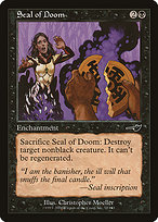 Magic the Gathering Card - Seal of Doom - MTG Circle
