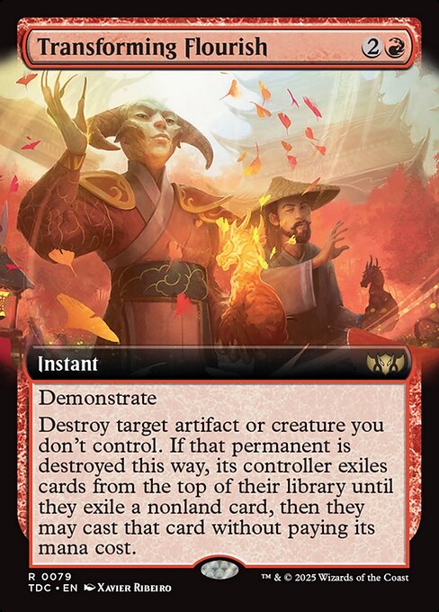 Magic the Gathering Card - Transforming Flourish - MTG Circle