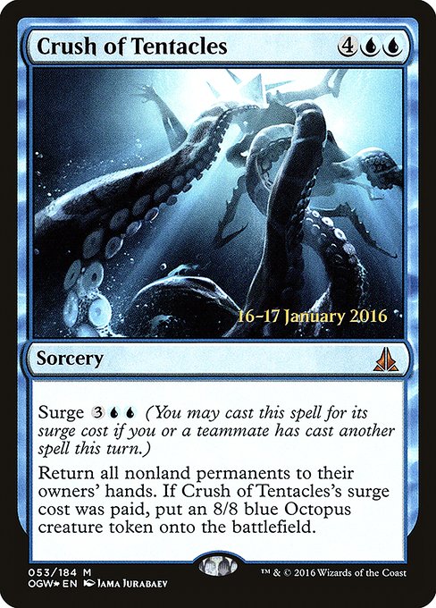 Magic the Gathering Card - Crush of Tentacles - MTG Circle