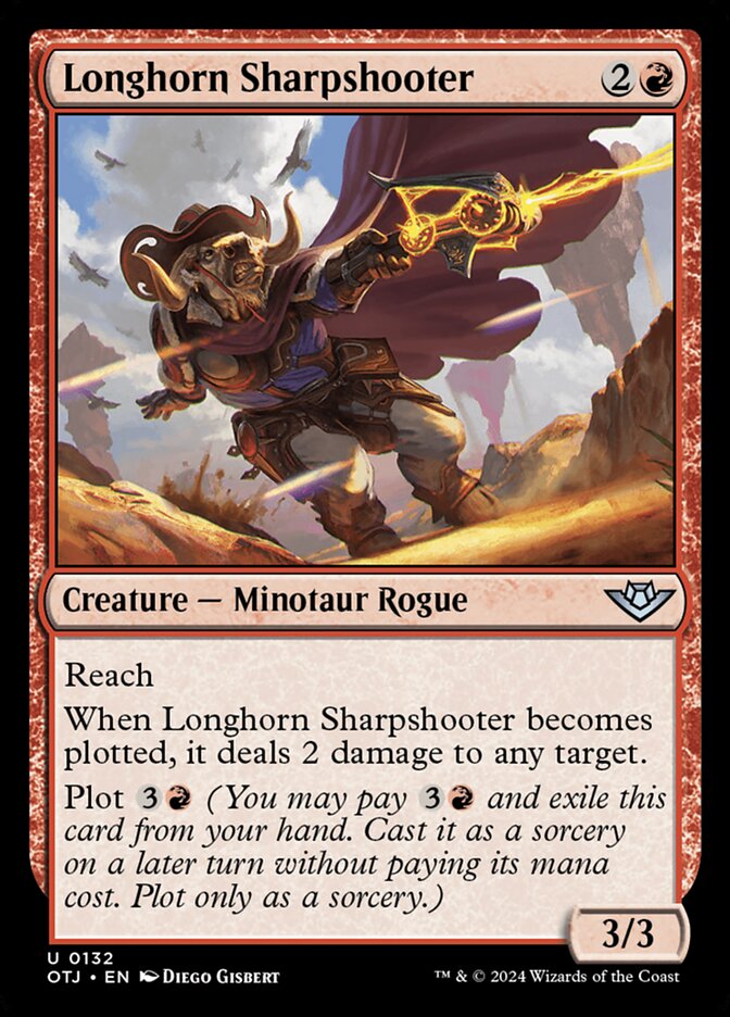 Magic the Gathering Card - Longhorn Sharpshooter - MTG Circle