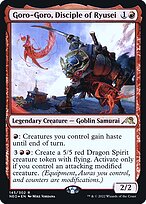 Magic the Gathering Card - Goro-Goro, Disciple of Ryusei - MTG Circle