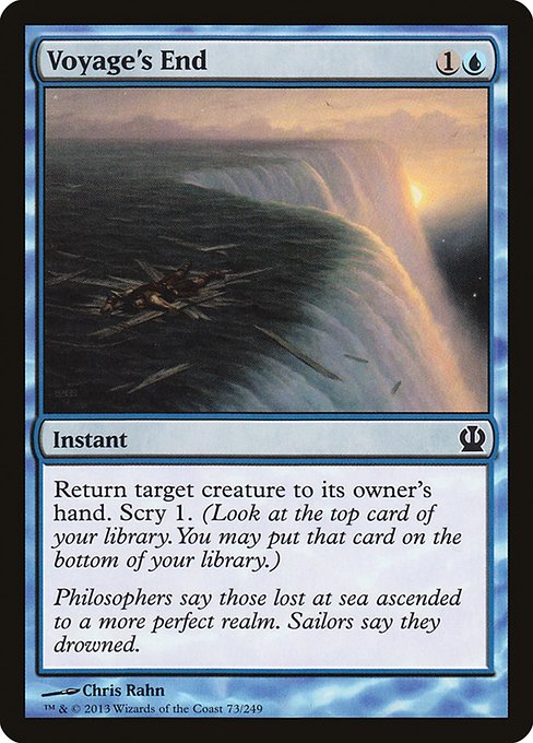 Magic the Gathering Card - Voyage's End - MTG Circle