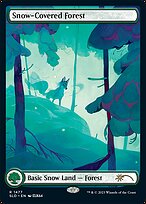 Magic the Gathering Card - Snow-Covered Forest - MTG Circle