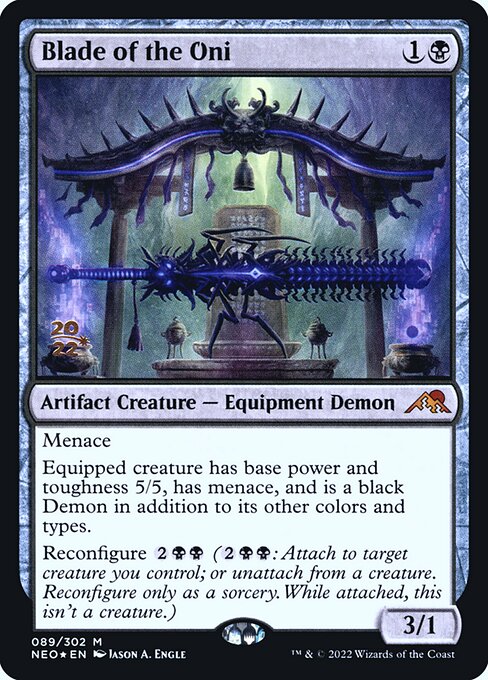 Magic the Gathering Card - Blade of the Oni - MTG Circle