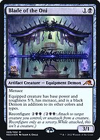 Magic the Gathering Card - Blade of the Oni - MTG Circle