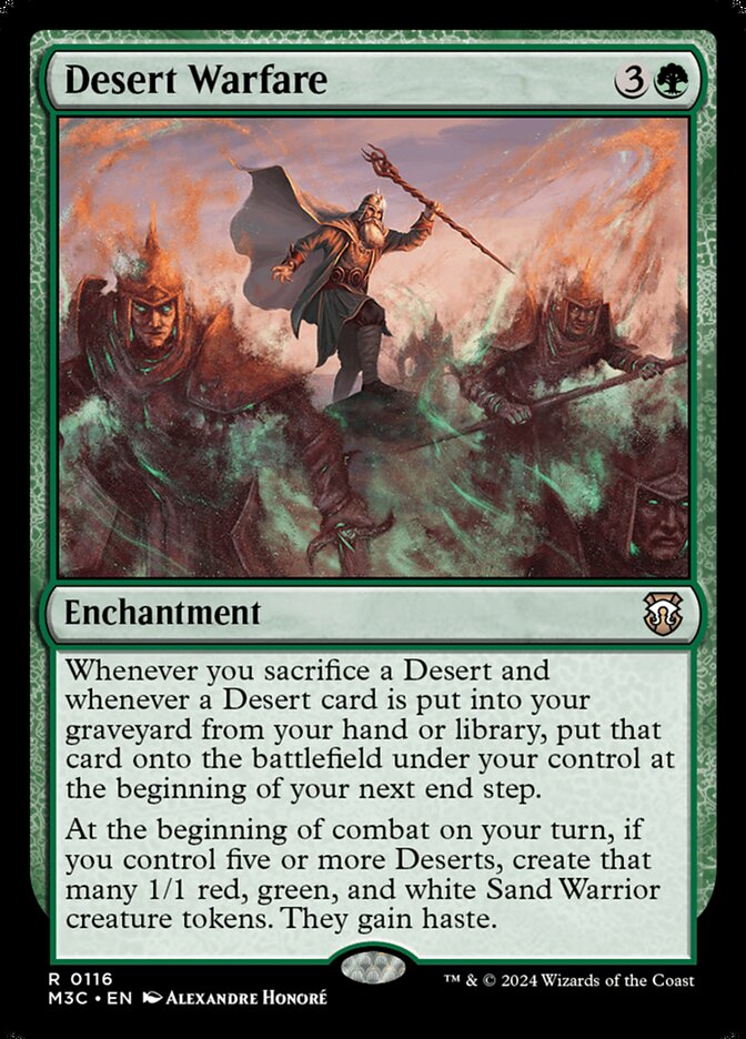 Magic the Gathering Card - Desert Warfare - MTG Circle