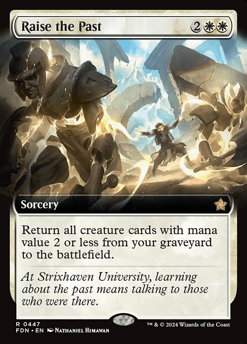 Magic the Gathering Card - Raise the Past - MTG Circle