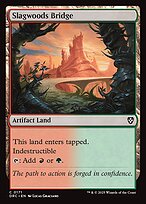 Magic the Gathering Card - Slagwoods Bridge - MTG Circle